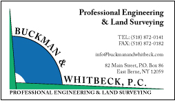 Buckman & Whitbeck business card